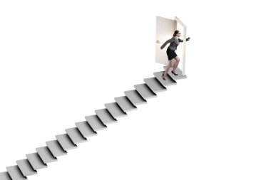 Merdivenler üst kata çıkıyor.