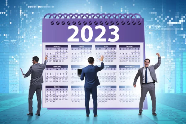Begreppet Nytt Kalenderår 2023 — Stockfoto