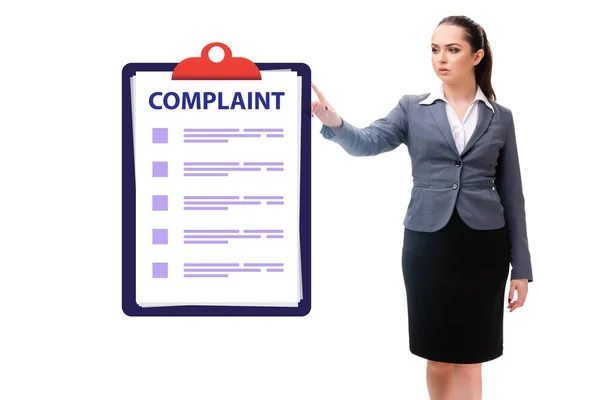 Businesswoman Customer Complaint Concept — Stock Photo, Image