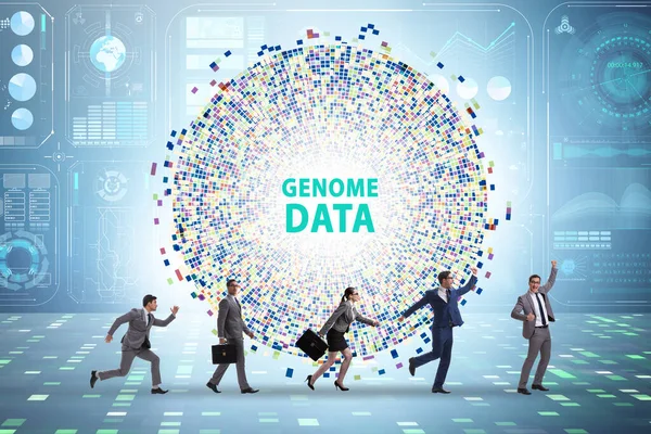 Business People Genome Data Concept — Stock Photo, Image