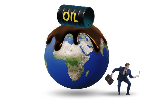 Concepto Del Negocio Global Del Petróleo — Foto de Stock