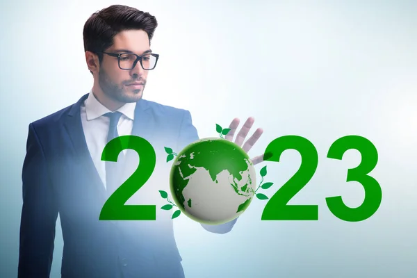 Jaar 2023 Het Ecologische Concept — Stockfoto