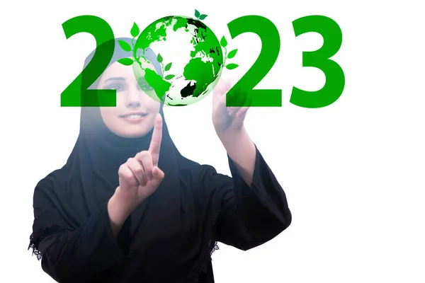 Jaar 2023 Het Ecologische Concept — Stockfoto