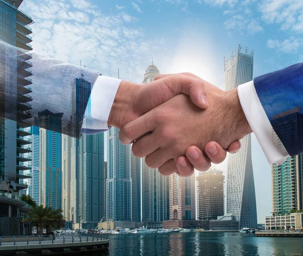 Businessman Shaking Hands Agreement — Stock Photo, Image