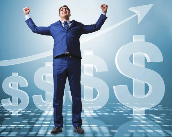 Businessman American Dollar Concept — Stock Photo, Image