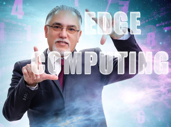 Het Concept Van Cloud Edge Mist Computing — Stockfoto