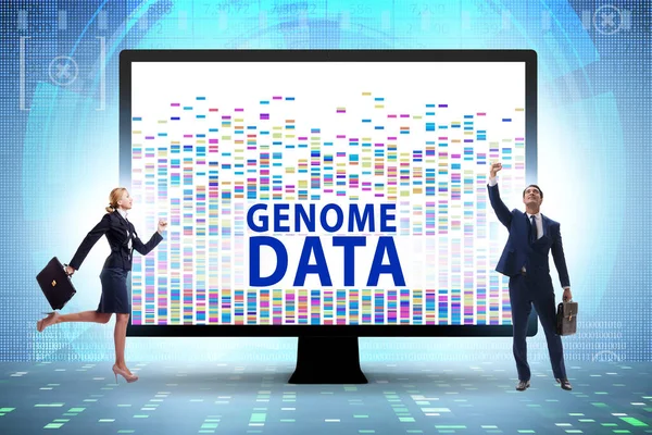 Business People Genome Data Concept — Stock Photo, Image