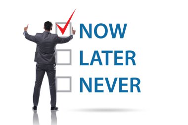 Erteleme kavramı şimdi ya da sonra