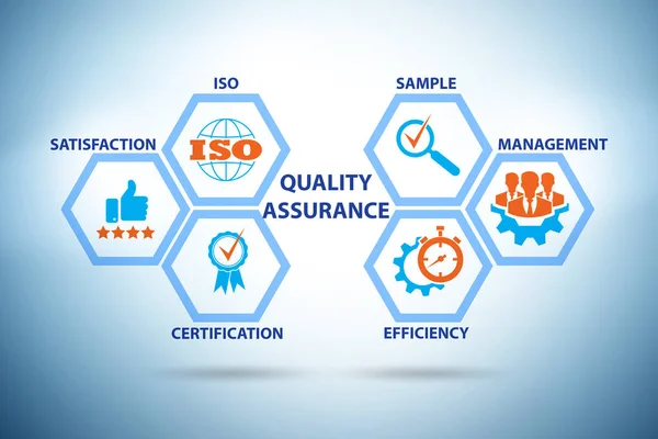 Quality Assurance Illustration Key Elements — Stock Photo, Image