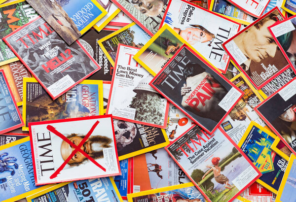 Нью-Йорк - 7 марта 2017 года: 7 марта в Нью-Йорке (США) состоится церемония вручения премии "Оскар". В США издано более 1000 различных журналов