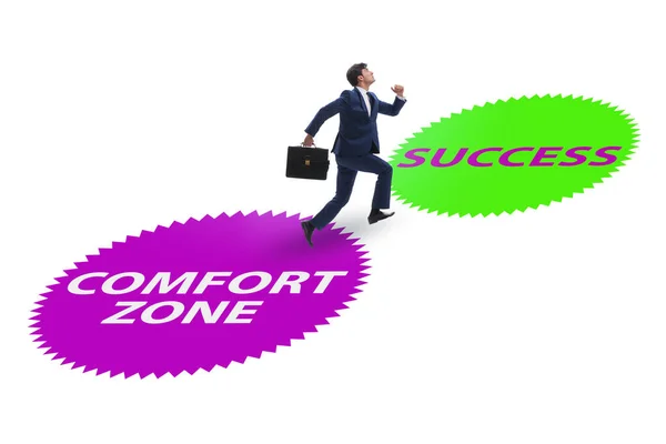 Concept of leaving comfort zone