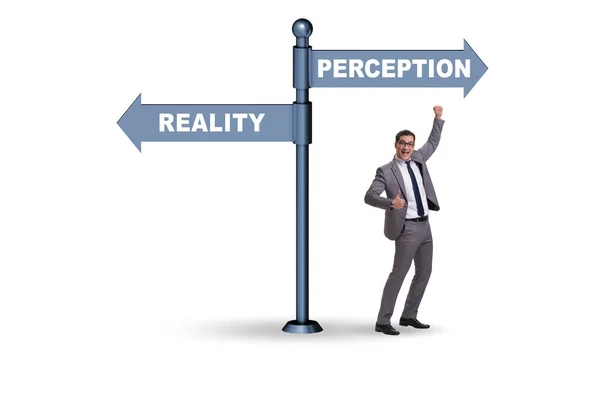 Conceito Escolha Percepção Realidade — Fotografia de Stock