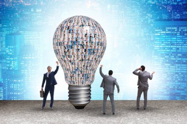 Fikir ve çeşitlilik kavramındaki insanlar