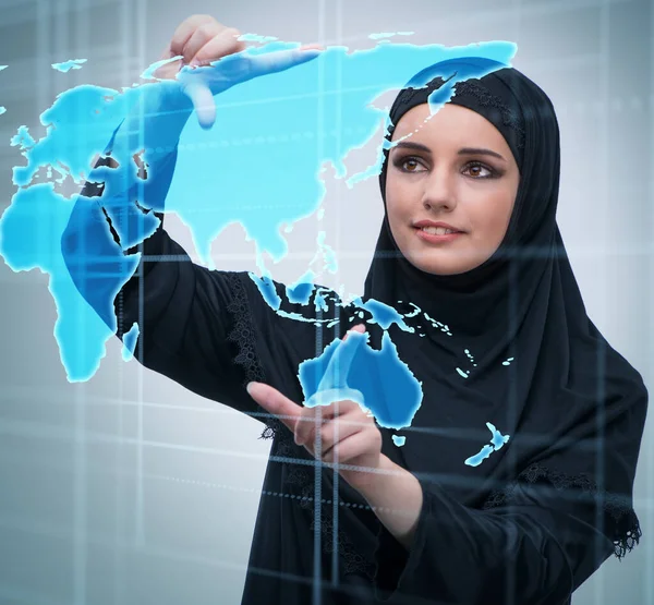 Moslim Arabische Zakenvrouw Business Concept — Stockfoto