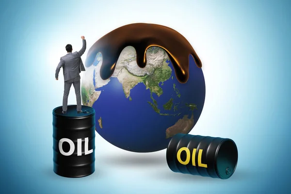 Concept of the global oil business