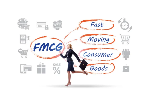 Fmcg Concepto Bienes Consumo Movimiento Rápido —  Fotos de Stock