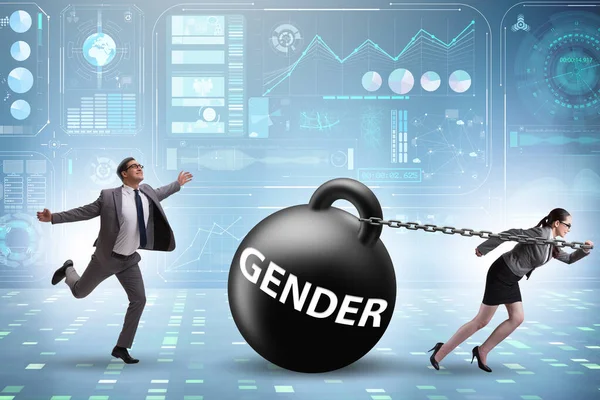Genderongelijkheid Loopbaan — Stockfoto