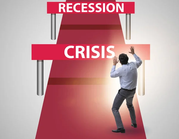 Concept Crisis Recession Challenges — Stock Photo, Image