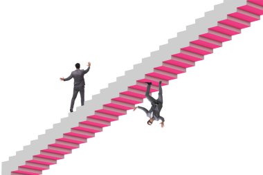 Second career concept with the two businessmen