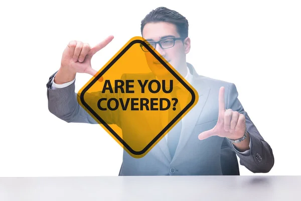 Insurance Concept Question You Covered — Foto Stock
