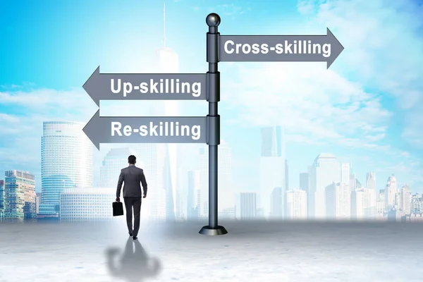 Crossroads Choosing Skilling Skilling —  Fotos de Stock