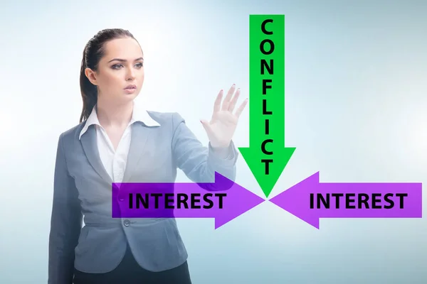 Conflict Interest Concept Ethical Business — Zdjęcie stockowe