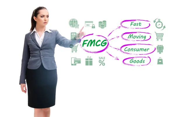 高速移動消費財のFmcgコンセプト — ストック写真