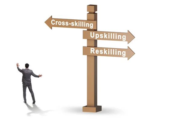 Crossroads Choosing Skilling Skilling — Stock Photo, Image