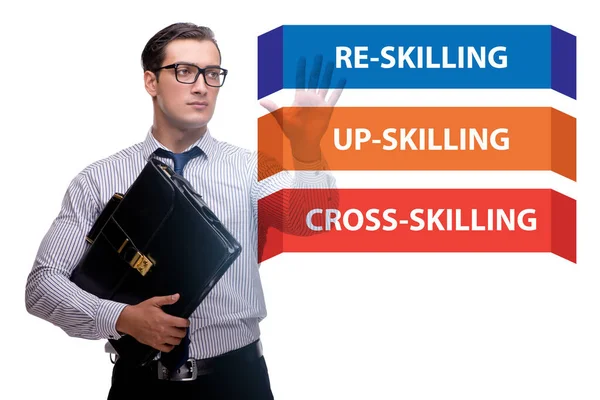Skilling Upskilling Learning Concept — Foto Stock
