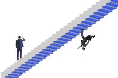 Second career concept with the two businessmen