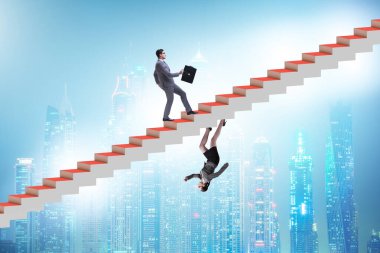 Gender equality concept with man and the woman