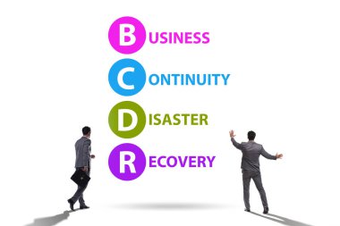 Business continuity and disaster recovery concept clipart