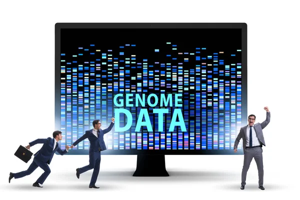 Businessman Genome Data Concept — Stock Photo, Image