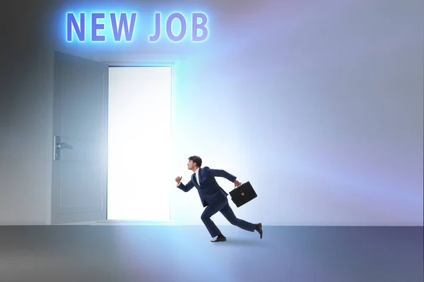 New Job Concept Open Door — Foto Stock