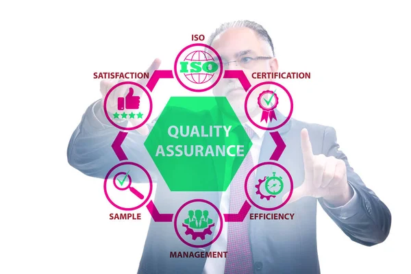 Businessman Quality Assurance Concept — Stock Photo, Image