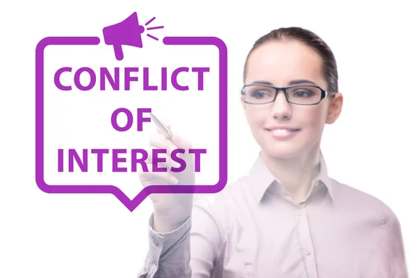 Conflict Interest Concept Ethical Business — Stockfoto