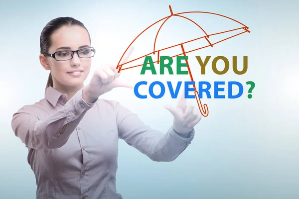 Insurance Concept Question You Covered — Stock Photo, Image