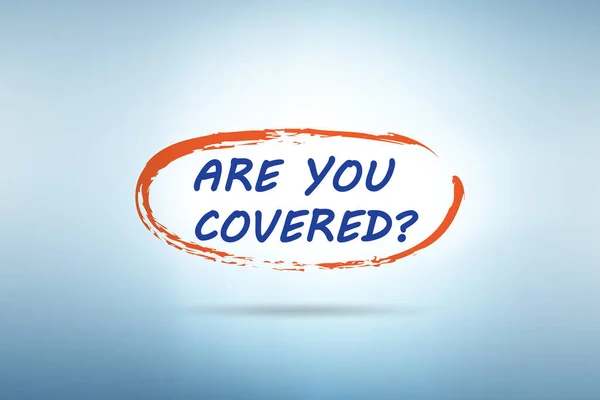 Comprehensive Insurance Concept Question — Stockfoto
