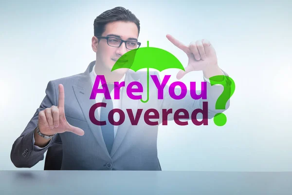 Insurance Concept Question You Covered —  Fotos de Stock