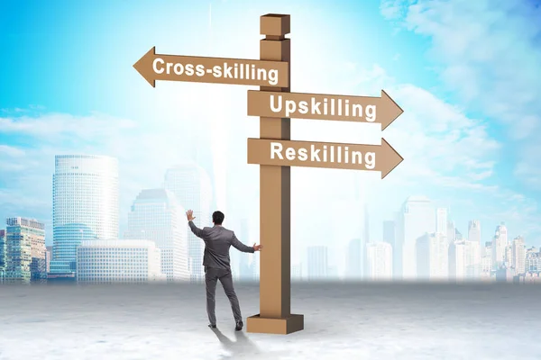 Crossroads Choosing Skilling Skilling —  Fotos de Stock