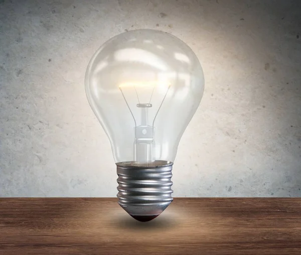 The light bulb in fresh ideas concept