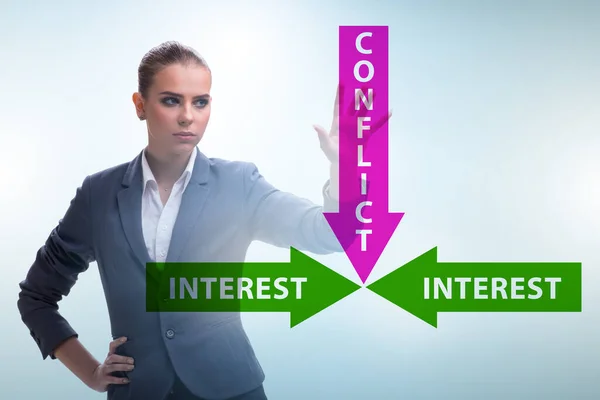 Conflict Interest Concept Ethical Business — Photo