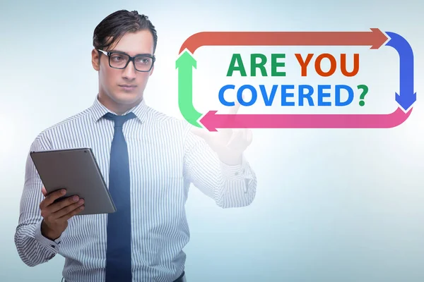 Insurance Concept Question You Covered — Foto de Stock