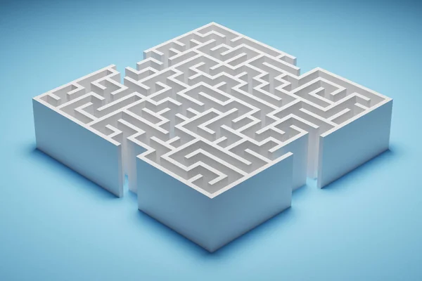 Uncertainty Concept Maze Exit — Zdjęcie stockowe