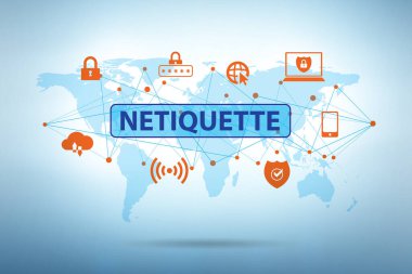 Concept of the etiquette and netiquette