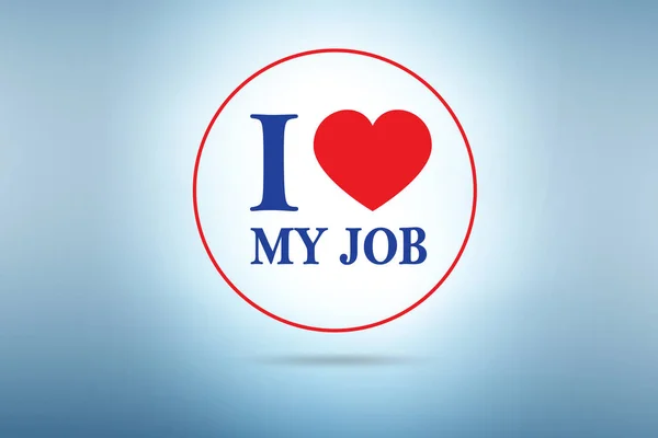Love Job Concept Message — Stok fotoğraf