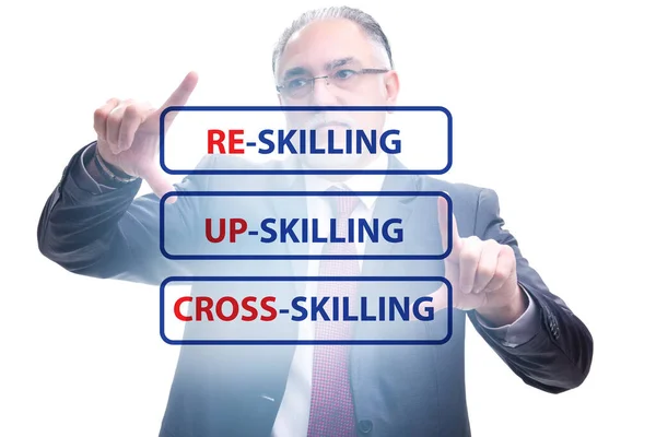 Skilling Upskilling Learning Concept — Foto Stock