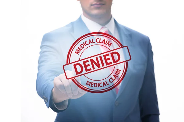Concept Denying Medical Insurance Claim —  Fotos de Stock