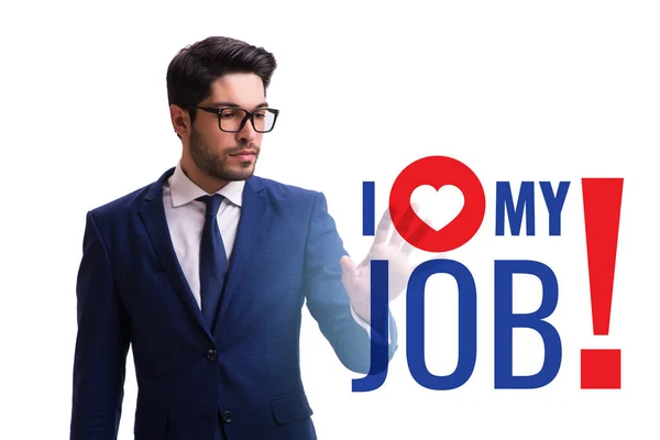 Love Job Concept Businessman — Photo