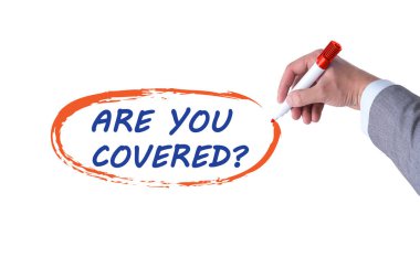 Comprehensive insurance concept with the question